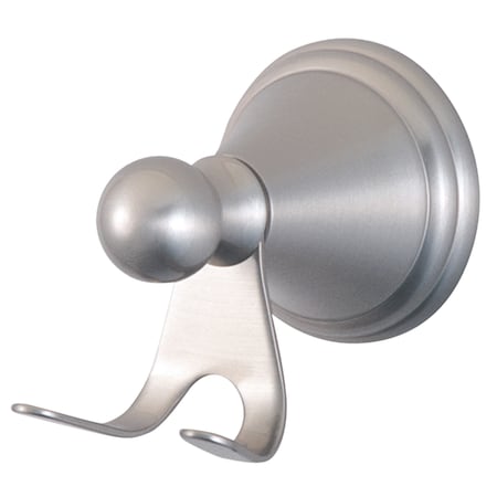 Kingston Brass Governor Robe Hook, Brushed Nickel BA2977SN
